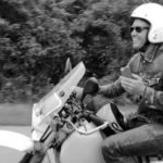 Sam Parr riding a motorbike